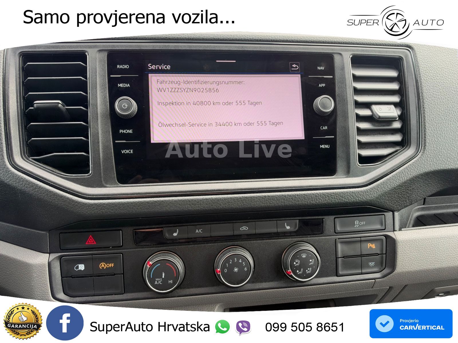 Volkswagen Crafter 35TDI*MITTEL-HOCH*KLIMA*NAVI*KAMERA*TEMP 140 KS
