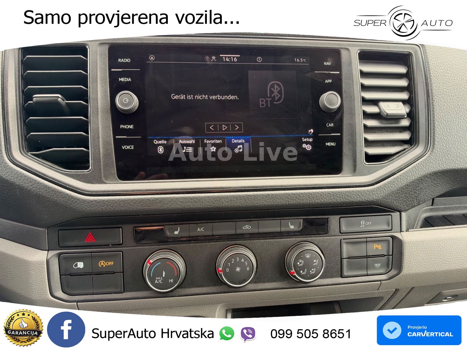 Volkswagen Crafter 35TDI*MITTEL-HOCH*KLIMA*NAVI*KAMERA*TEMP 140 KS