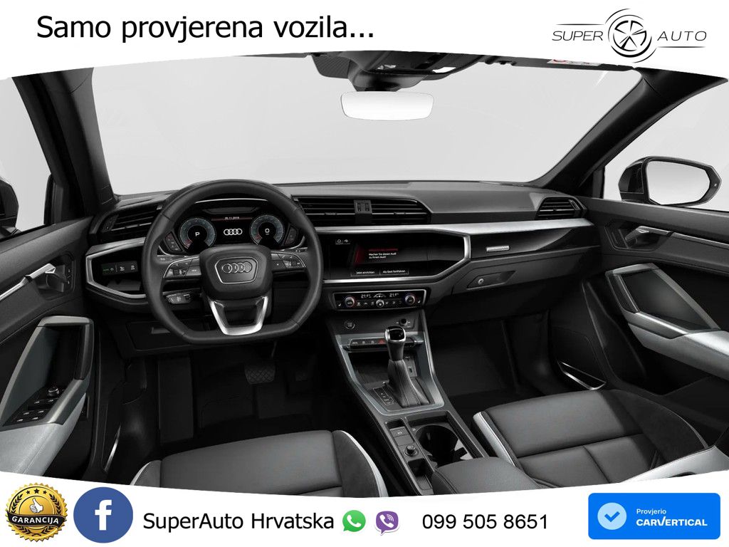 Audi Q3 II Sportback 45 TFSI (230 KS) quattro S tronic S line MATRIX+GR SJED+KAM