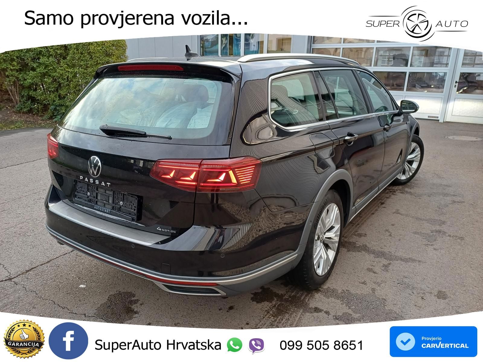 Volkswagen Passat Variant 2.0 TDI (190 KS) 4MOTION DSG MATRIX+GR SJED+KAM
