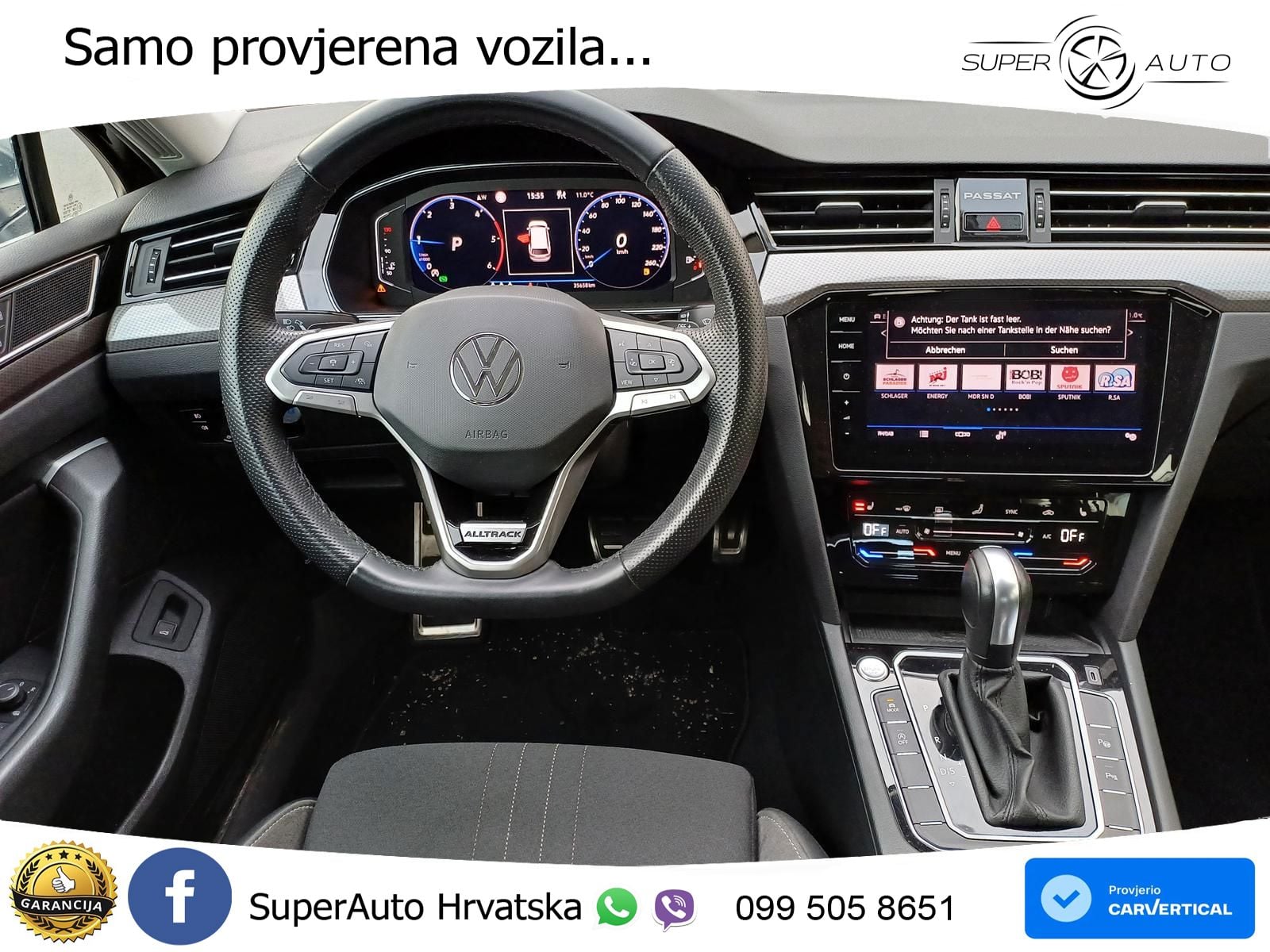 Volkswagen Passat Variant 2.0 TDI (190 KS) 4MOTION DSG MATRIX+GR SJED+KAM