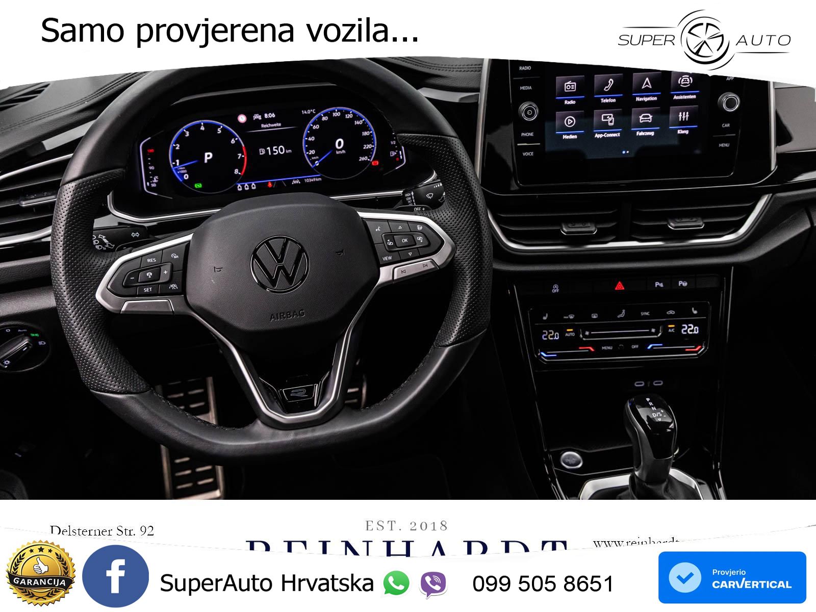 Volkswagen T-Roc 1.5 TSI (150 KS) DSG LED+GR SJED+ACC
