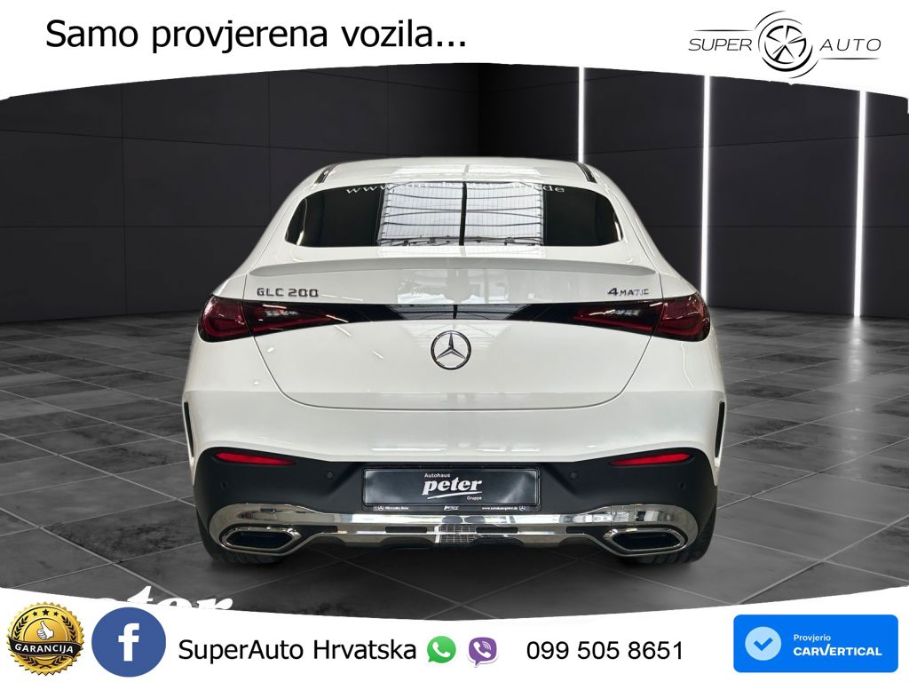Mercedes GLC Coupe 200 (204 KS) 4MATIC 9G-TRONIC AMG ACC+GR SJED+360+PANO
