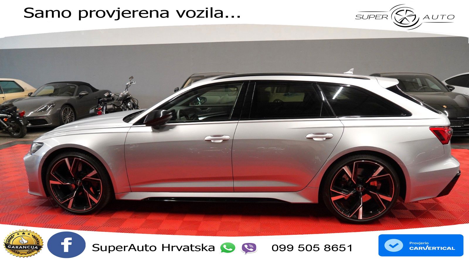 Audi RS6 Avant 4.0 TFSI V8 (600 KS) quattro Tiptronic ZRAČNI+ACC+GR SJED+KAM