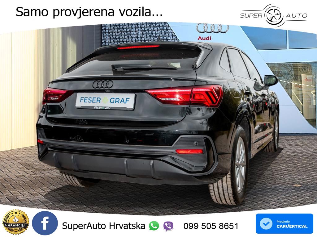 Audi Q3 II Sportback 35 TFSI (150 KS) S tronic 2x S line LED+GR SJED+ACC