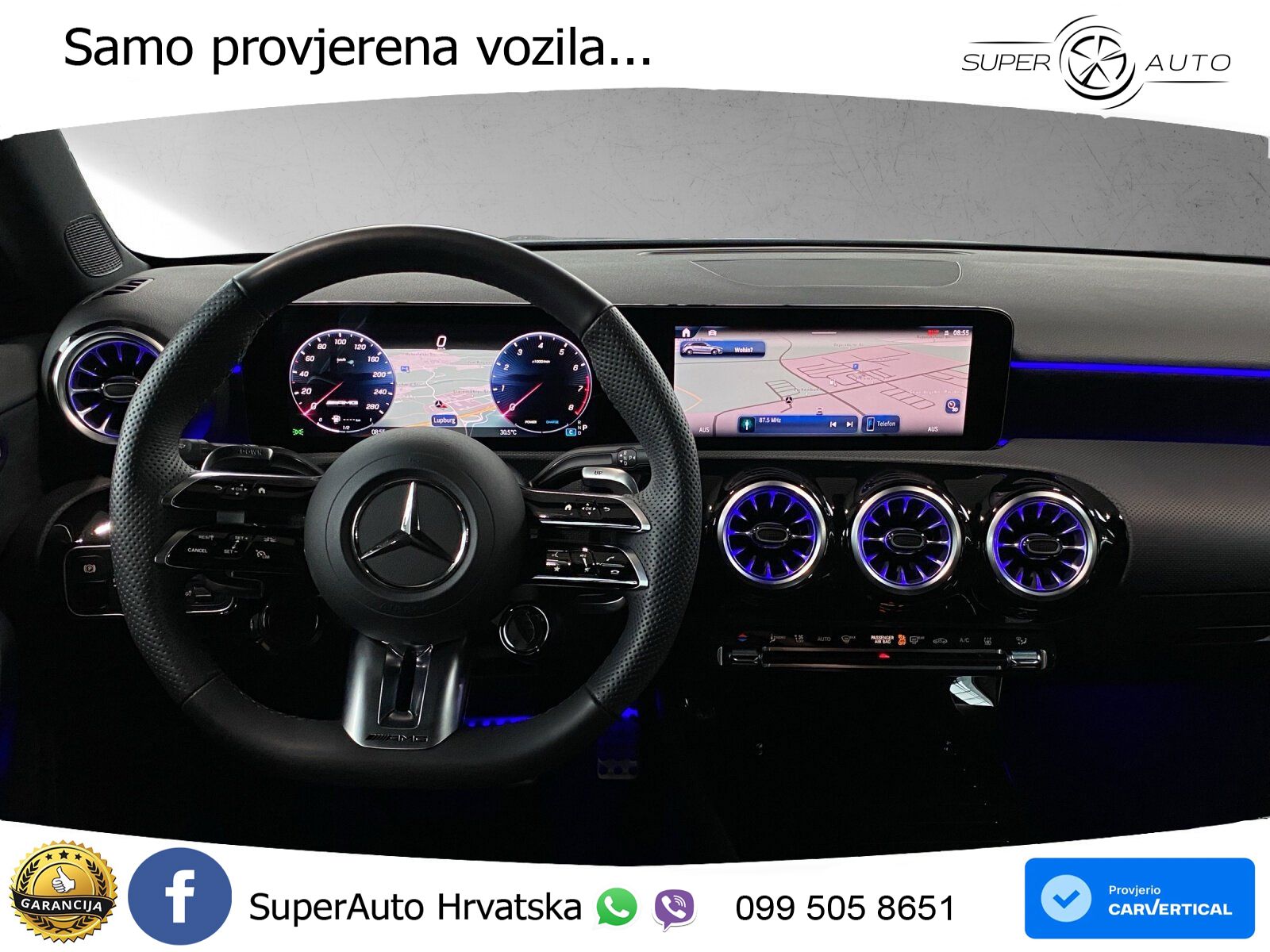 Mercedes-Benz AMG A 35 4MATIC AMG SPEEDSHIFT DCT LED+GR SJED+ACC