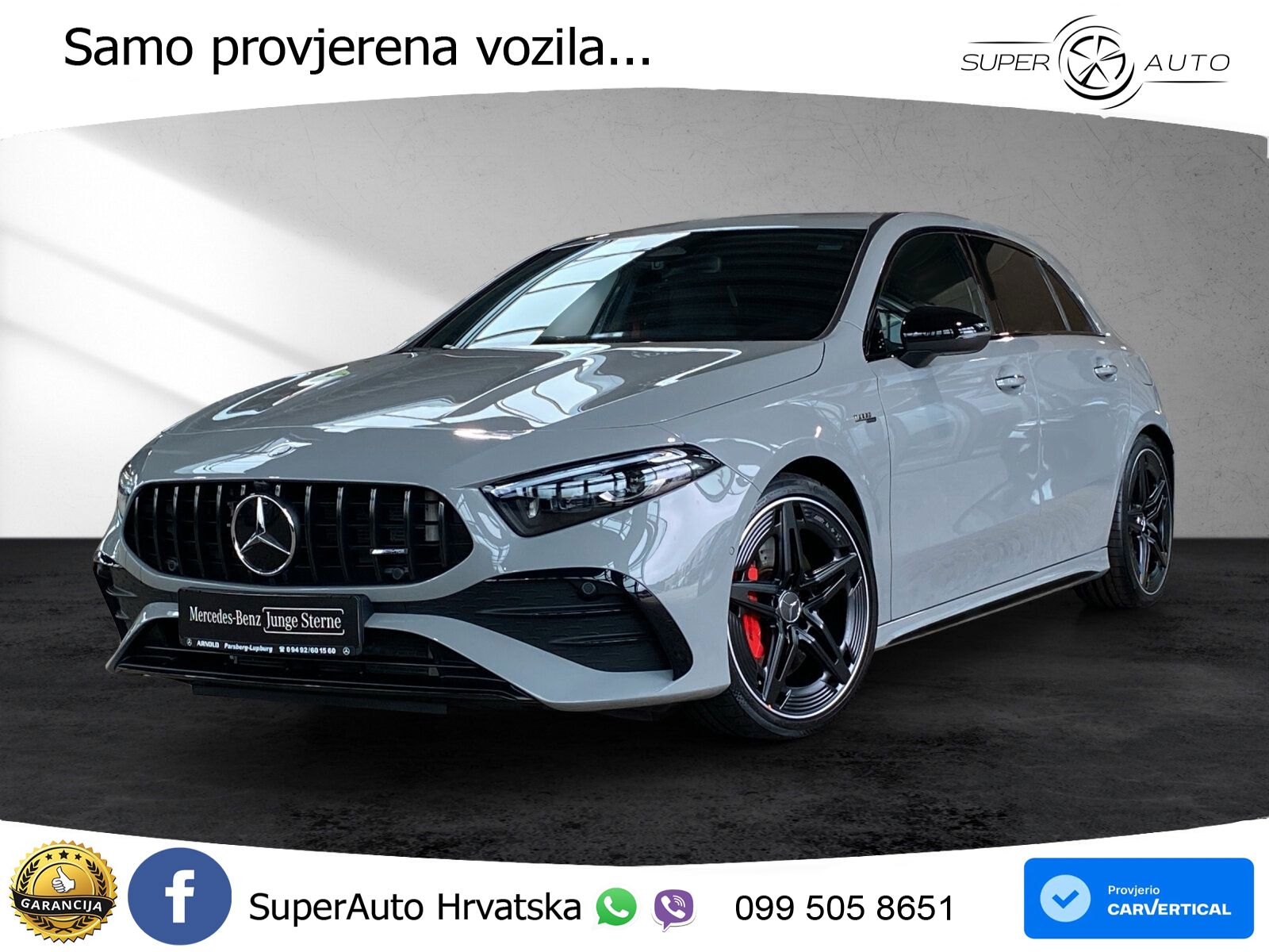 Mercedes-Benz AMG A 35 4MATIC AMG SPEEDSHIFT DCT LED+GR SJED+ACC