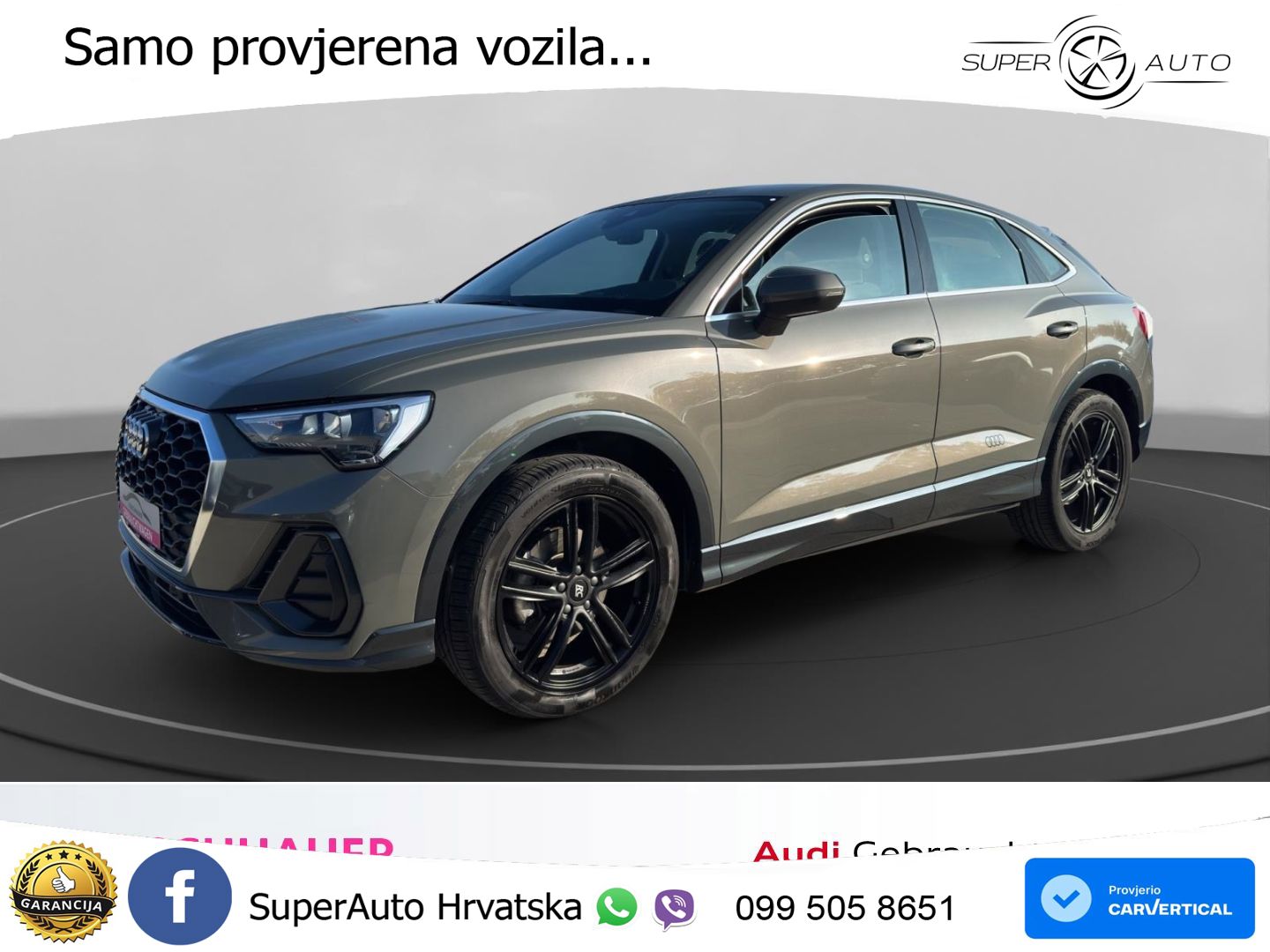 Audi Q3 Sportback 35 TFSI (150 KS) S tronic LED+GR SJED+ACC