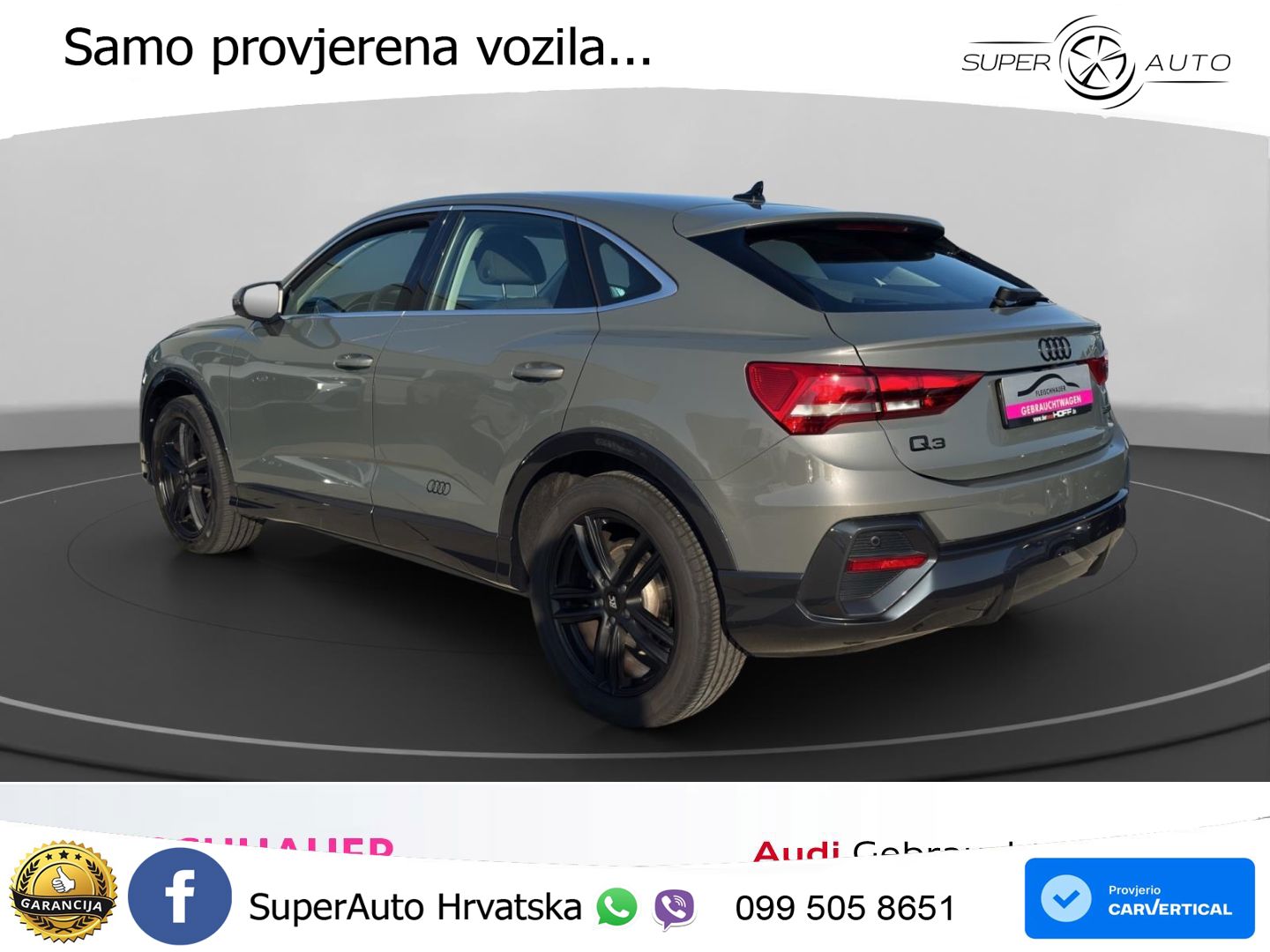 Audi Q3 Sportback 35 TFSI (150 KS) S tronic LED+GR SJED+ACC