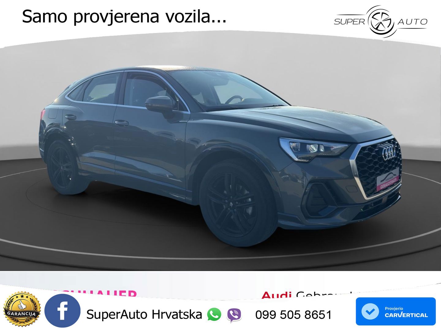 Audi Q3 Sportback 35 TFSI (150 KS) S tronic LED+GR SJED+ACC