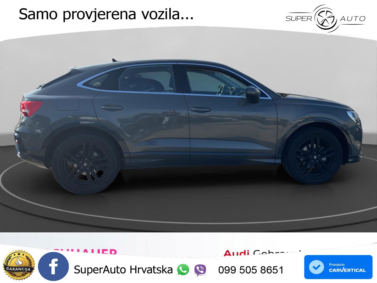 Audi Q3 Sportback 35 TFSI (150 KS) S tronic LED+GR SJED+ACC