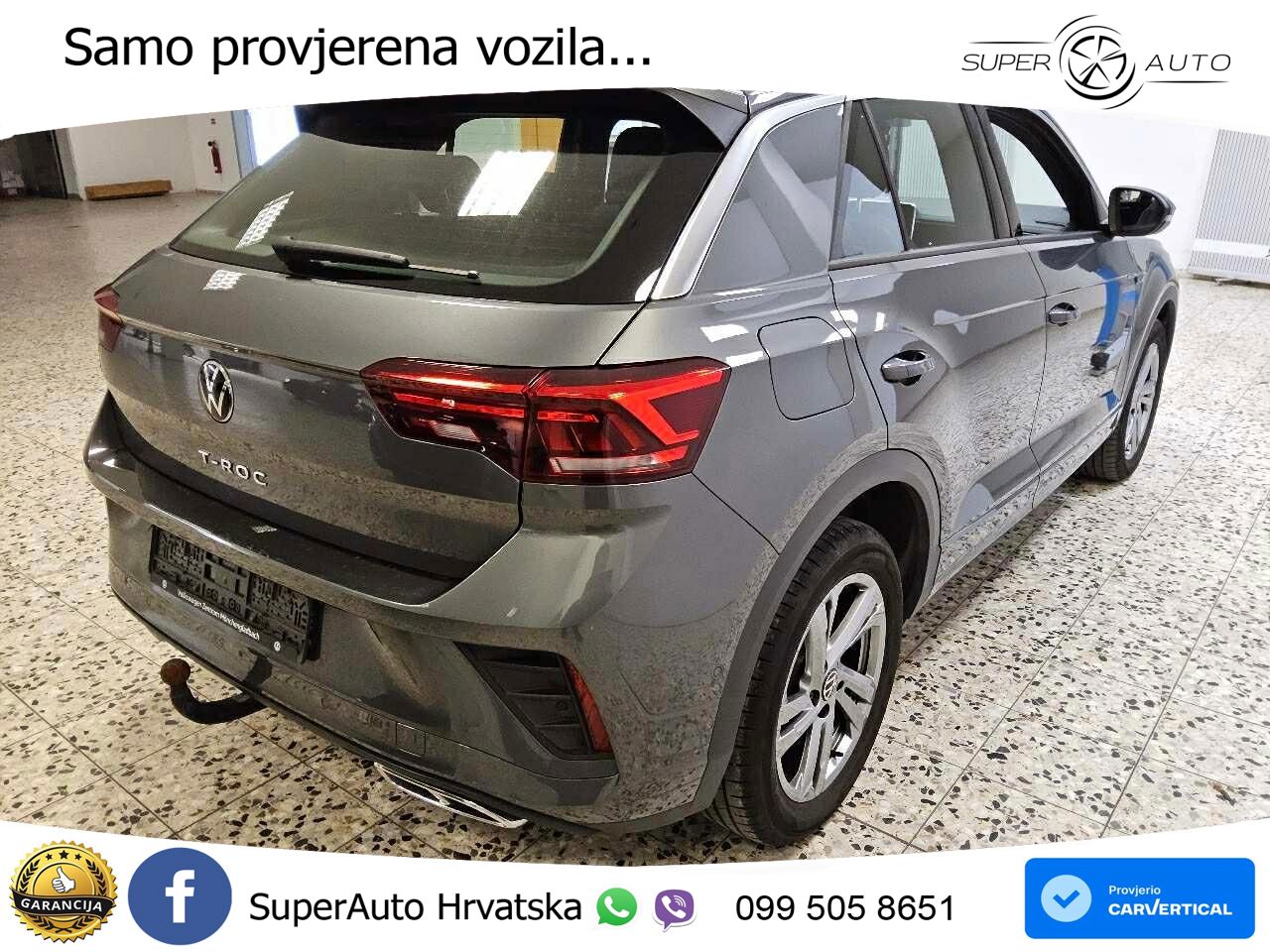 Volkswagen T-Roc 2.0 TDI (150 KS) DSG R-Line LED+GR SJED+ACC
