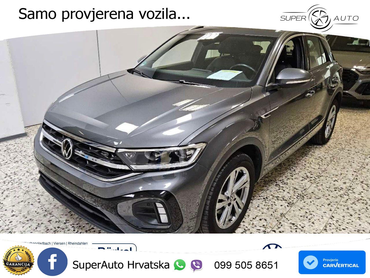 Volkswagen T-Roc 2.0 TDI (150 KS) DSG R-Line LED+GR SJED+ACC