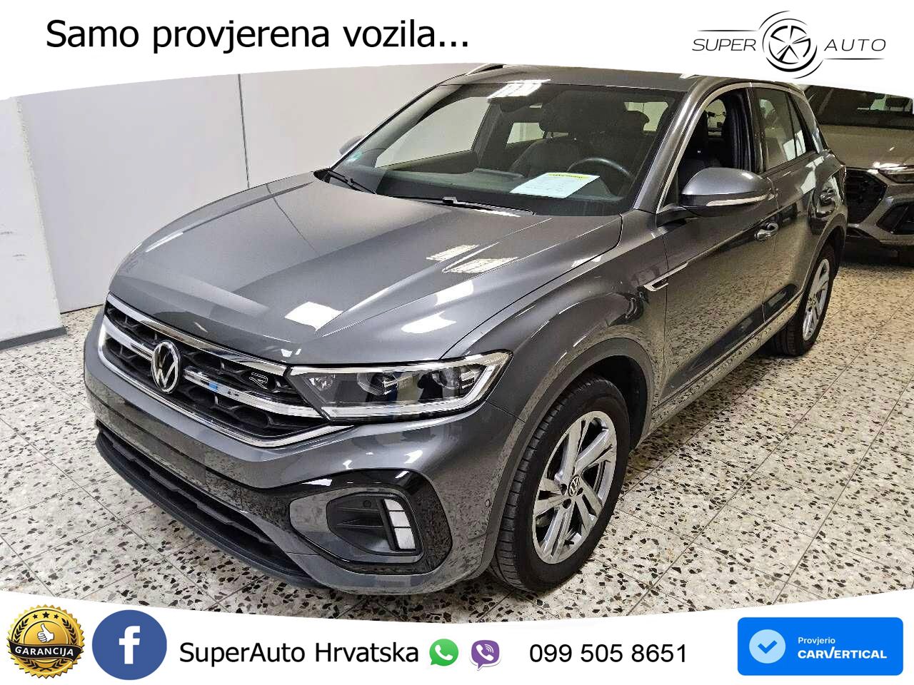 Volkswagen T-Roc 2.0 TDI (150 KS) DSG R-Line LED+GR SJED+ACC