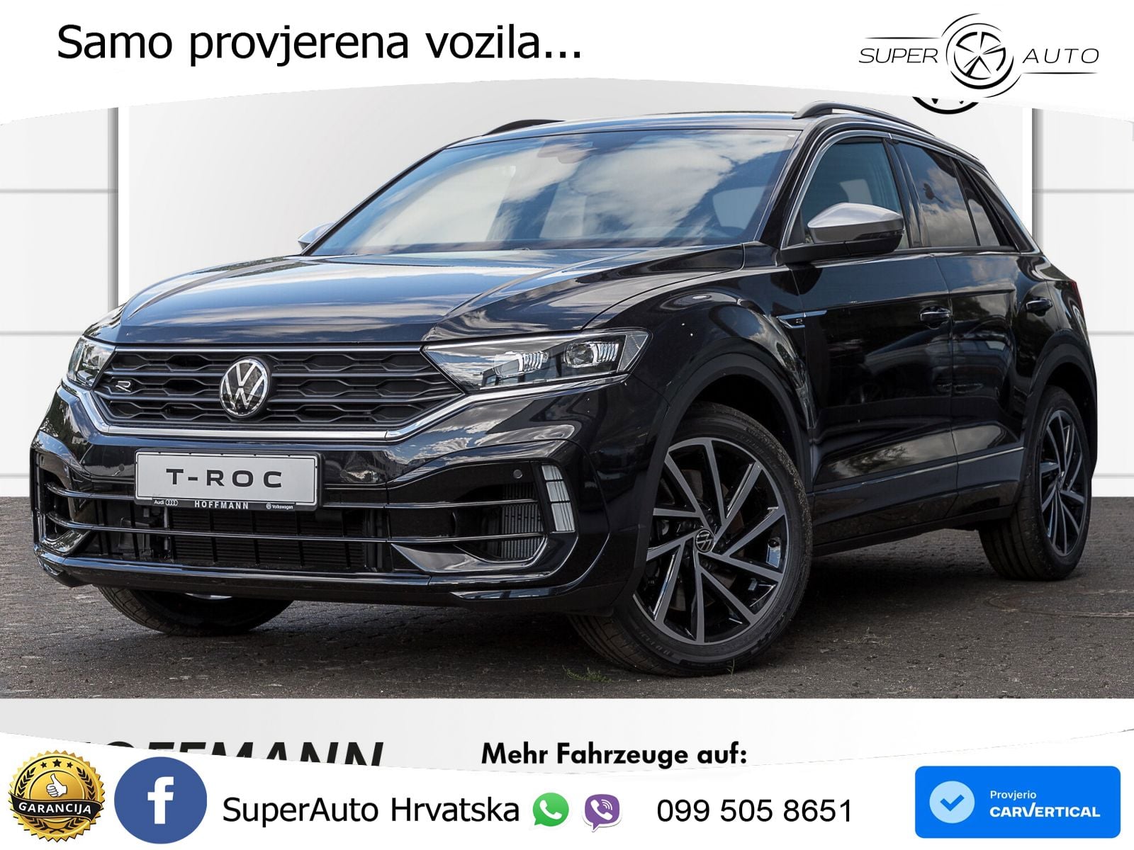 Volkswagen T-Roc R 2.0 TSI (300 KS) OPF 4M DSG LED+GR SJED+ACC