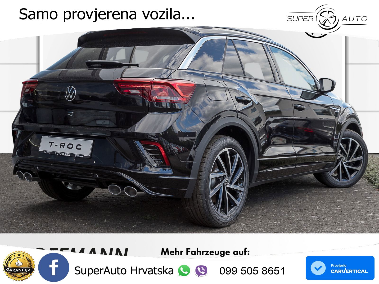 Volkswagen T-Roc R 2.0 TSI (300 KS) OPF 4M DSG LED+GR SJED+ACC