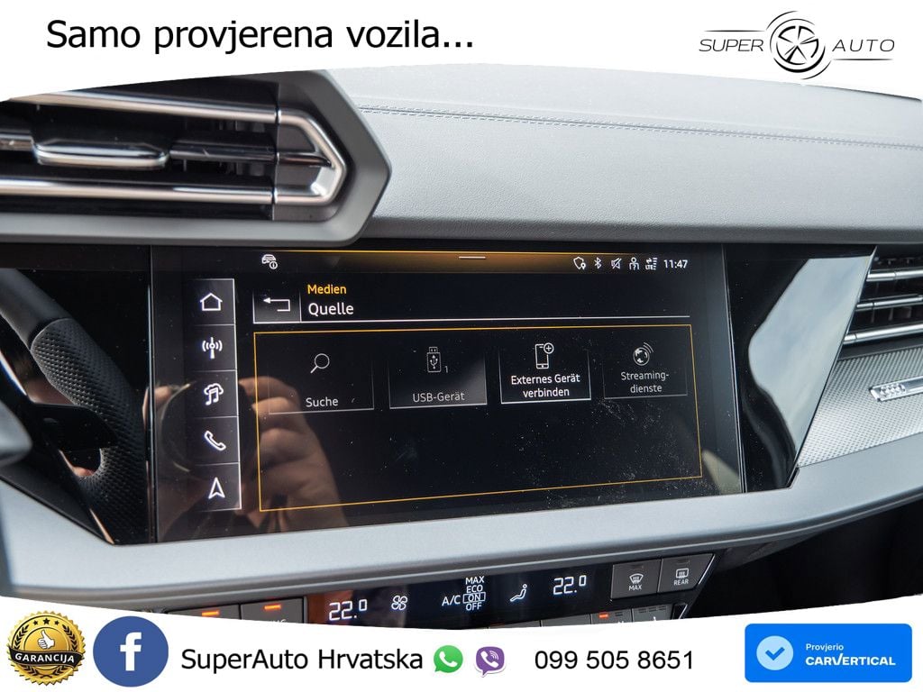 Audi A3 45 TFSIe (272 KS) S tronic S line LED+GR SJED+ACC