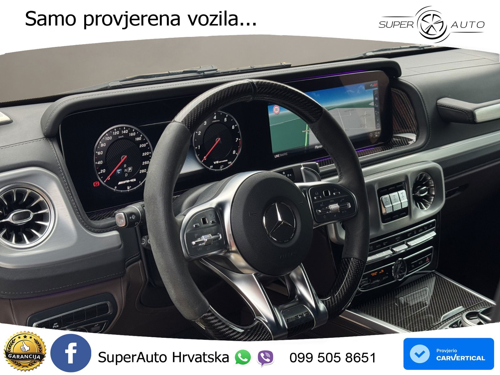 Mercedes AMG G 63 Long V8 (585 KS) 4MATIC 9G-TRONIC AMG SPEEDSHIFT TCT Manufaktur LED+GR SJED+ACC