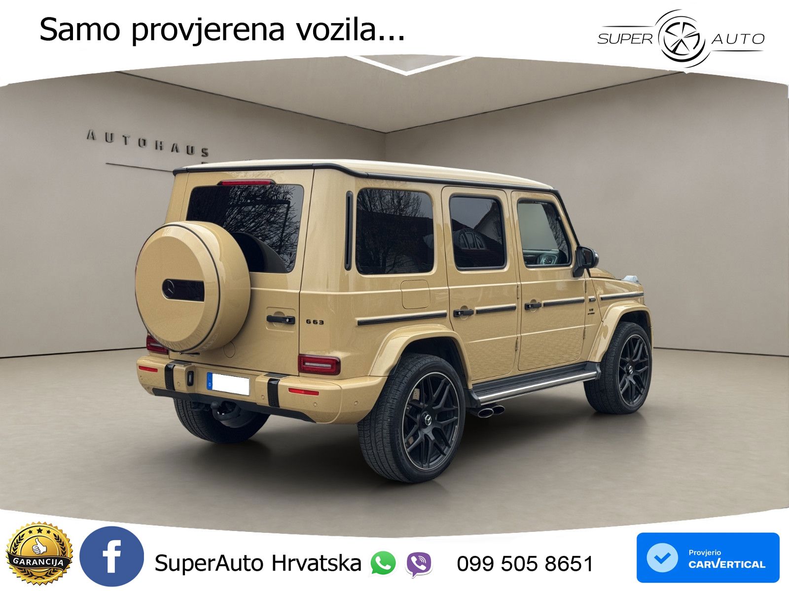 Mercedes AMG G 63 Long V8 (585 KS) 4MATIC 9G-TRONIC AMG SPEEDSHIFT TCT Manufaktur LED+GR SJED+ACC