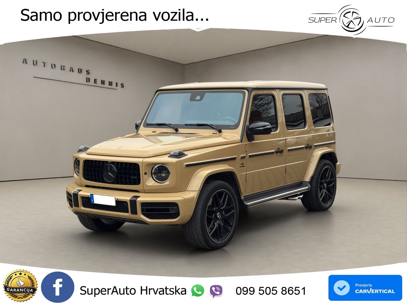 Mercedes AMG G 63 Long V8 (585 KS) 4MATIC 9G-TRONIC AMG SPEEDSHIFT TCT Manufaktur LED+GR SJED+ACC