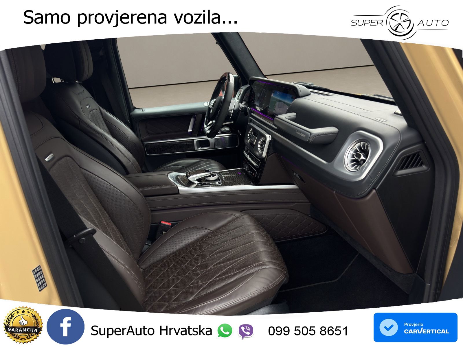 Mercedes AMG G 63 Long V8 (585 KS) 4MATIC 9G-TRONIC AMG SPEEDSHIFT TCT Manufaktur LED+GR SJED+ACC
