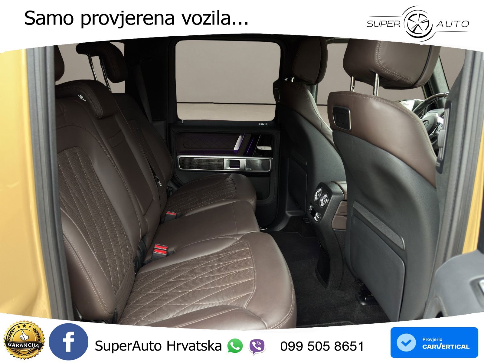 Mercedes AMG G 63 Long V8 (585 KS) 4MATIC 9G-TRONIC AMG SPEEDSHIFT TCT Manufaktur LED+GR SJED+ACC