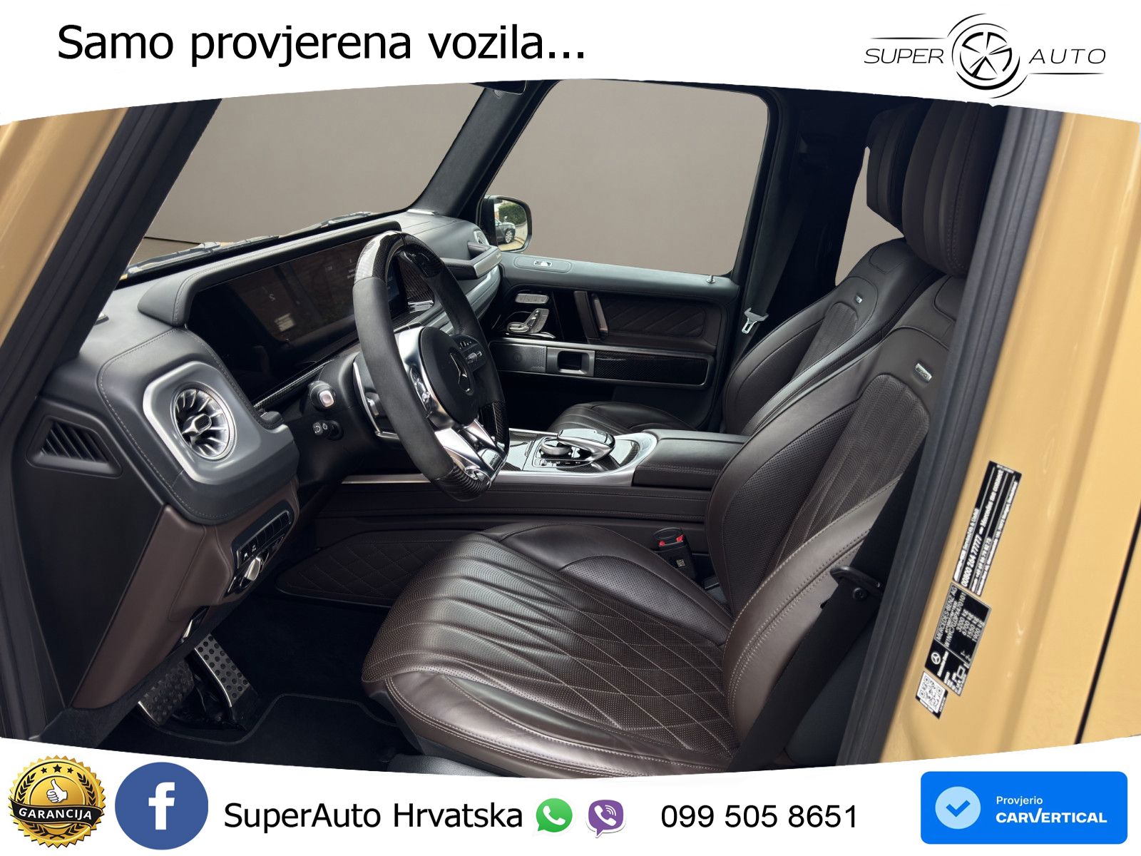 Mercedes AMG G 63 Long V8 (585 KS) 4MATIC 9G-TRONIC AMG SPEEDSHIFT TCT Manufaktur LED+GR SJED+ACC