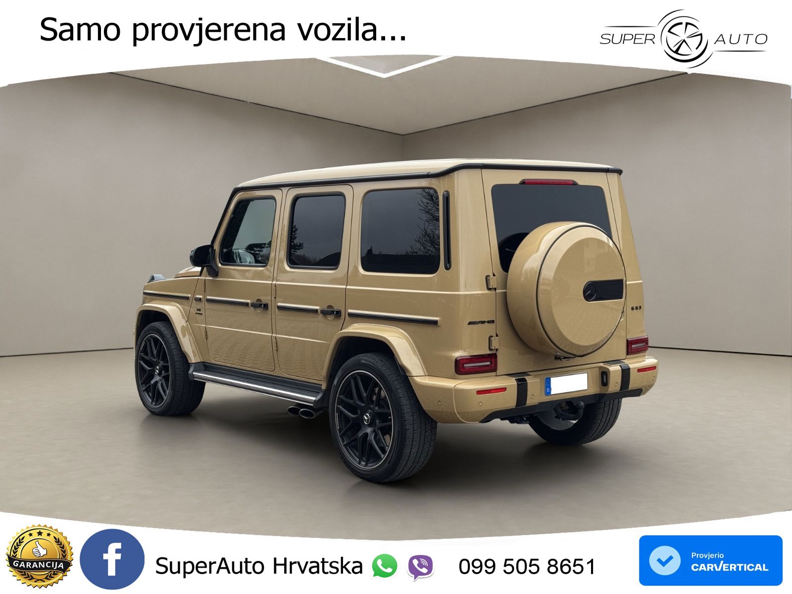 Mercedes AMG G 63 Long V8 (585 KS) 4MATIC 9G-TRONIC AMG SPEEDSHIFT TCT Manufaktur LED+GR SJED+ACC