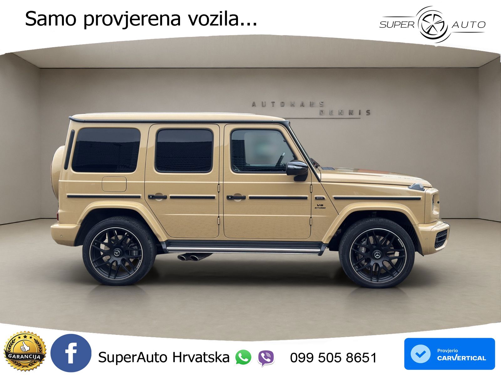 Mercedes AMG G 63 Long V8 (585 KS) 4MATIC 9G-TRONIC AMG SPEEDSHIFT TCT Manufaktur LED+GR SJED+ACC