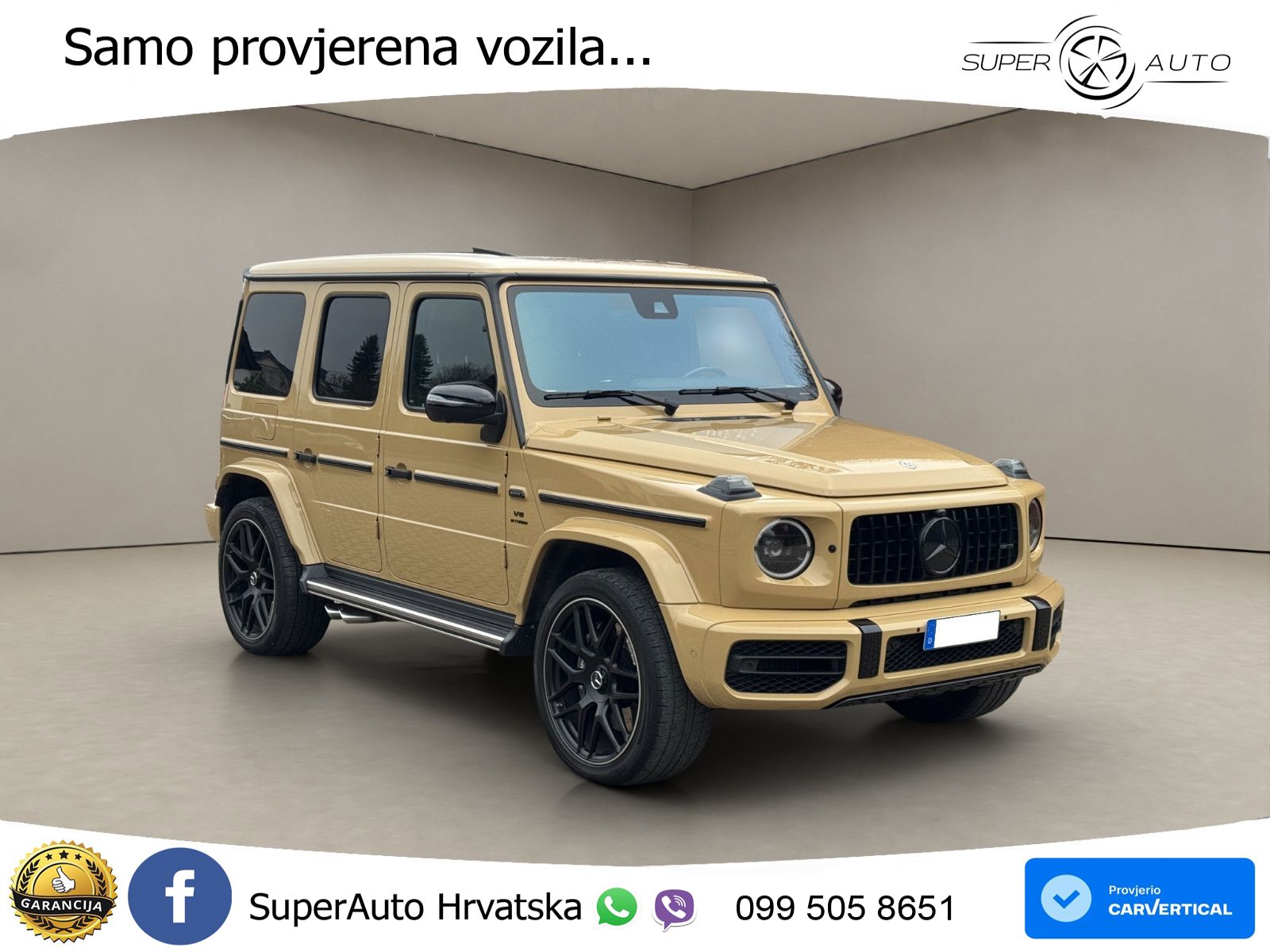 Mercedes AMG G 63 Long V8 (585 KS) 4MATIC 9G-TRONIC AMG SPEEDSHIFT TCT Manufaktur LED+GR SJED+ACC