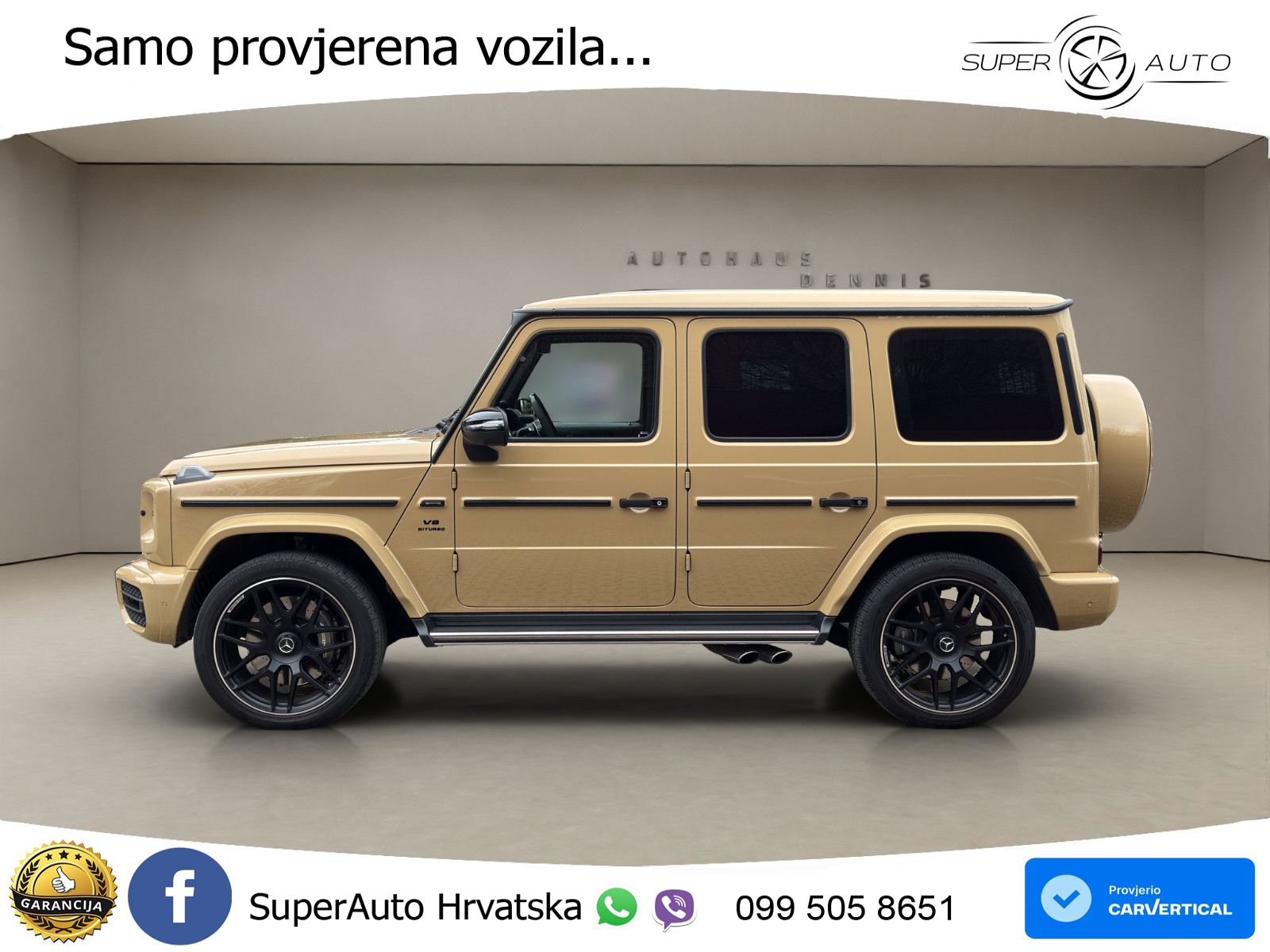 Mercedes AMG G 63 Long V8 (585 KS) 4MATIC 9G-TRONIC AMG SPEEDSHIFT TCT Manufaktur LED+GR SJED+ACC