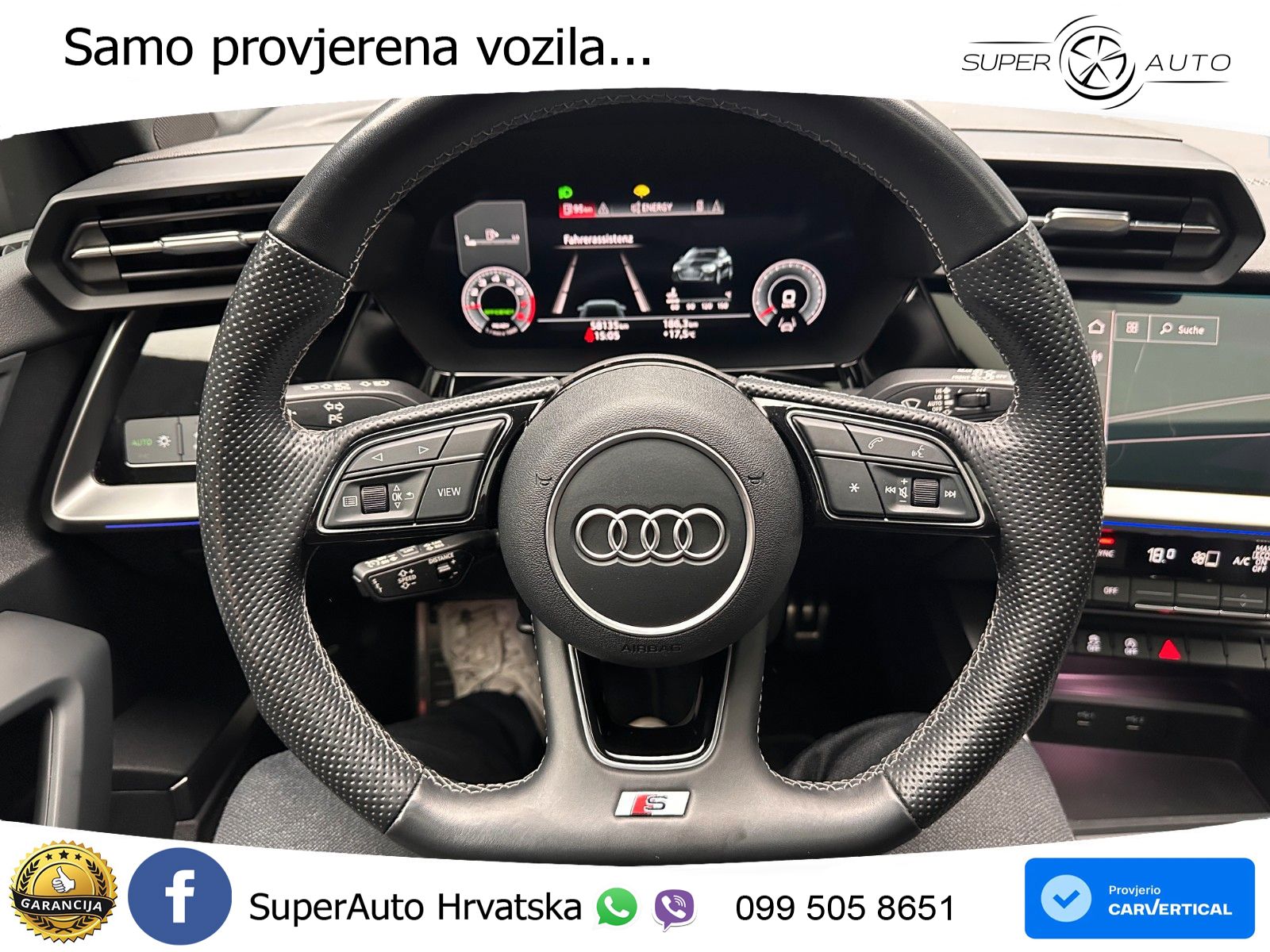Audi A3 35 TFSI (150 KS) S line LED+GR SJED+ACC