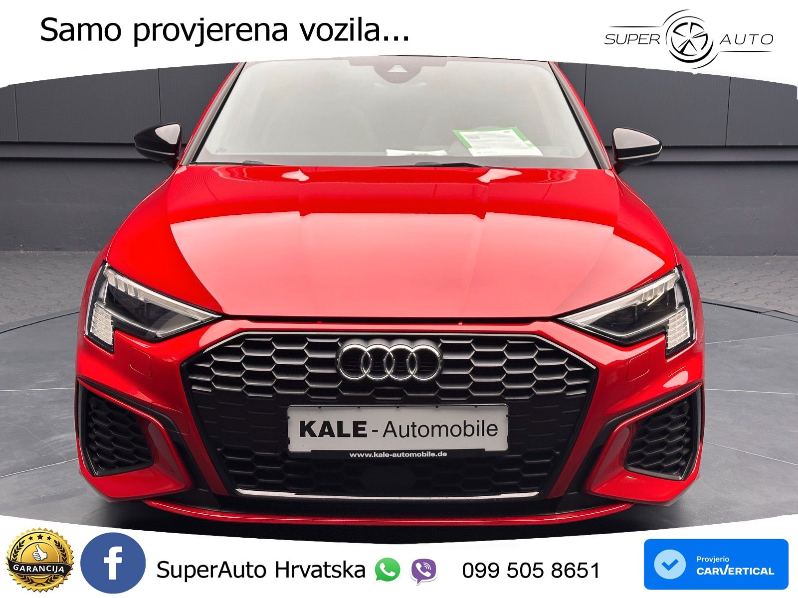 Audi A3 35 TFSI (150 KS) S line LED+GR SJED+ACC