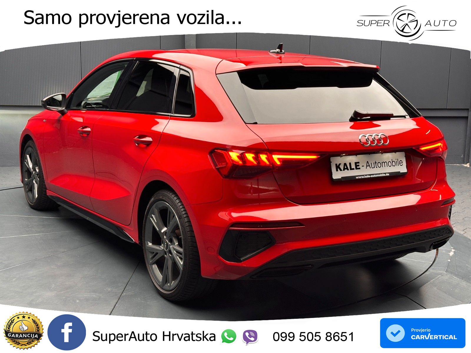 Audi A3 35 TFSI (150 KS) S line LED+GR SJED+ACC