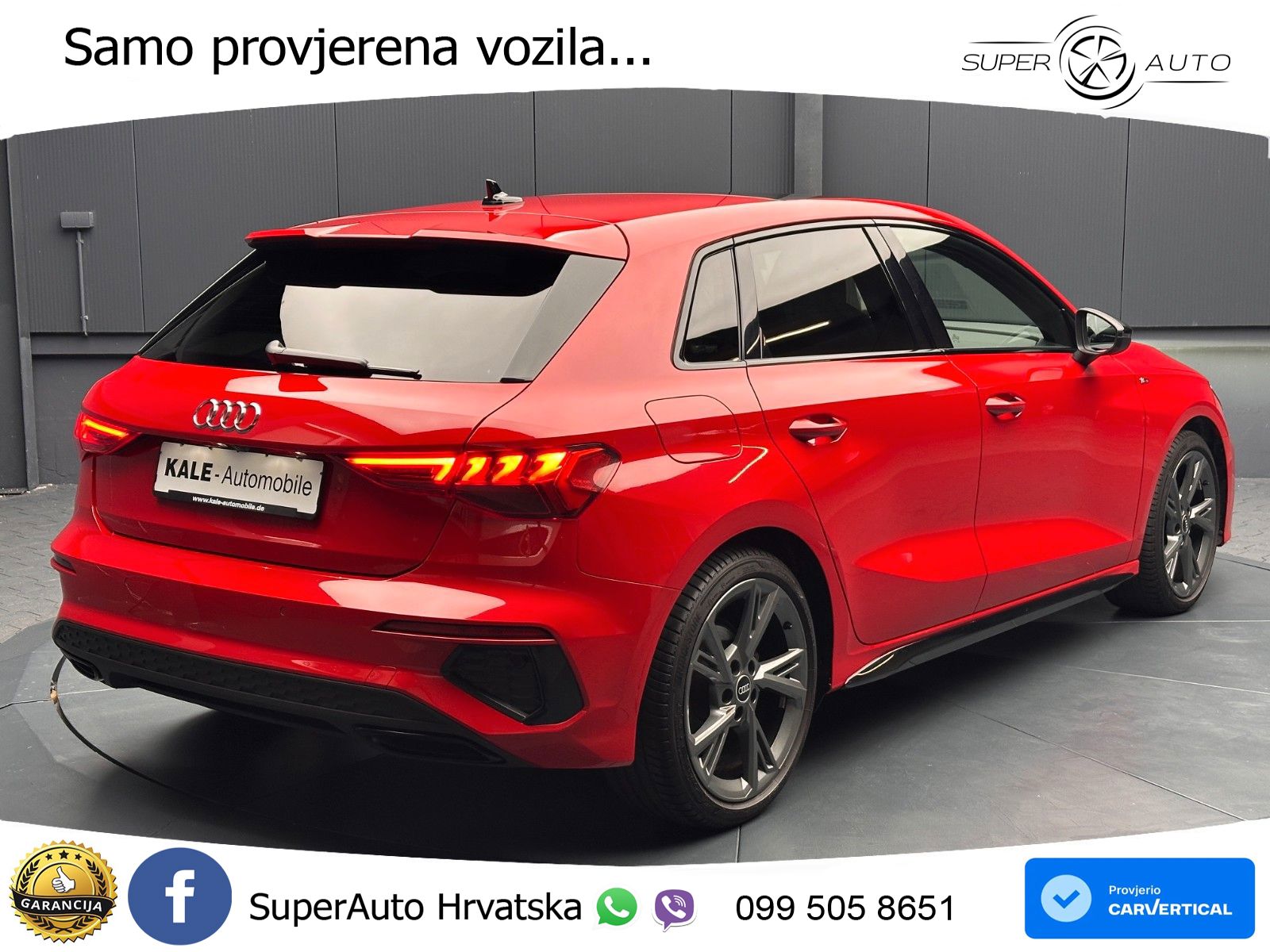 Audi A3 35 TFSI (150 KS) S line LED+GR SJED+ACC