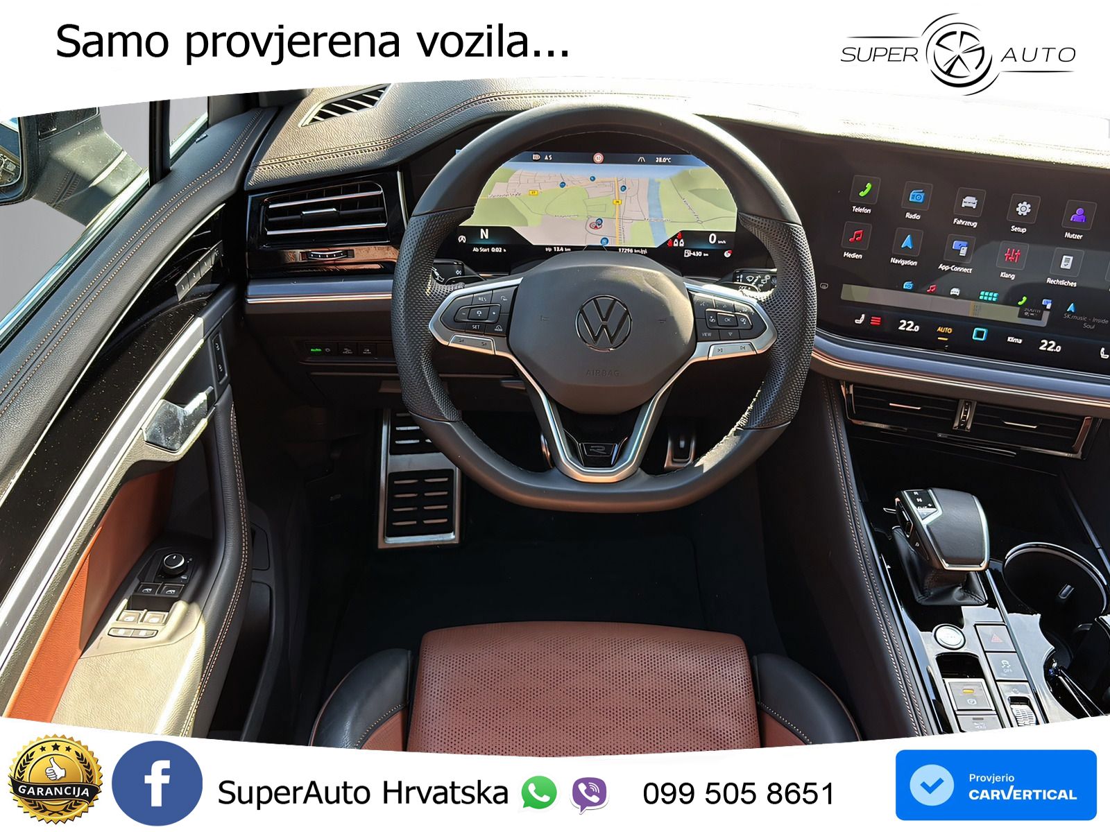 Volkswagen Touareg 3.0 V6 TDI (286 KS) 4MOTION Tiptronic ZRAČNI+ACC+GR SJED+KAM