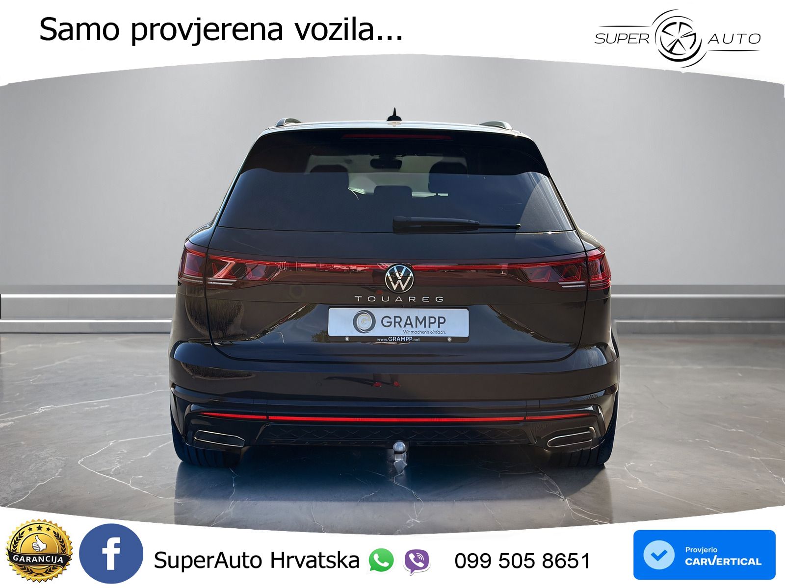 Volkswagen Touareg 3.0 V6 TDI (286 KS) 4MOTION Tiptronic ZRAČNI+ACC+GR SJED+KAM