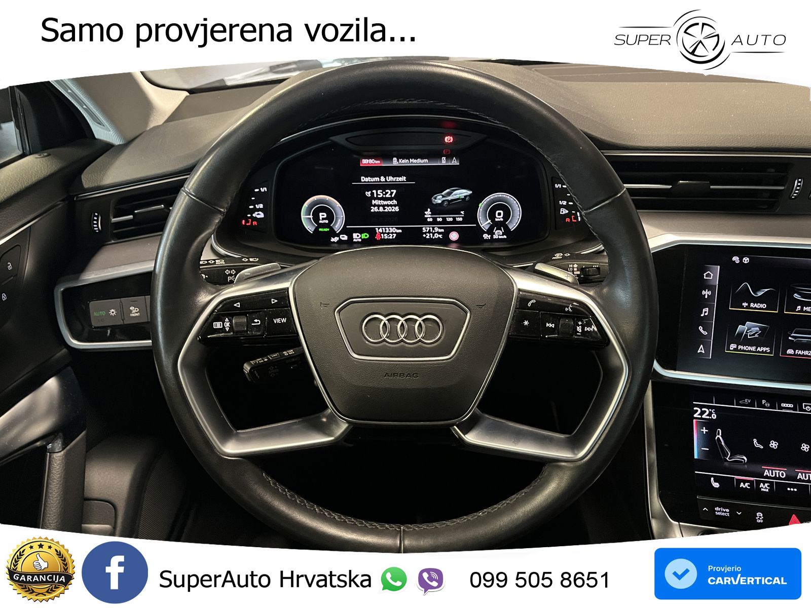 Audi A6 50 TFSIe (299 KS) quattro ultra S tronic LED+GR SJED+ACC