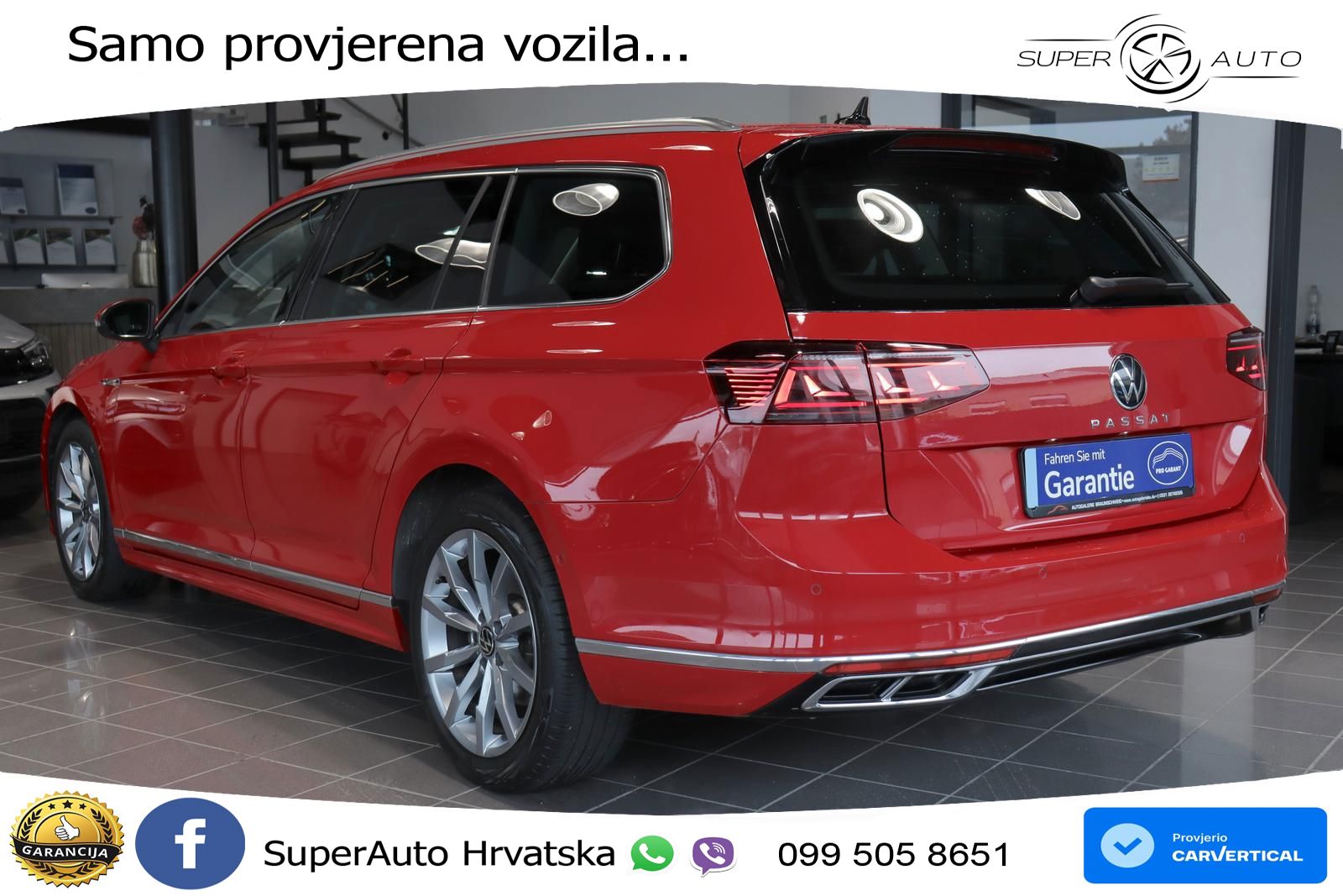 Volkswagen Passat Variant 2.0 TDI (150 KS) DSG R-Line MATRIX+GR SJED+KAM