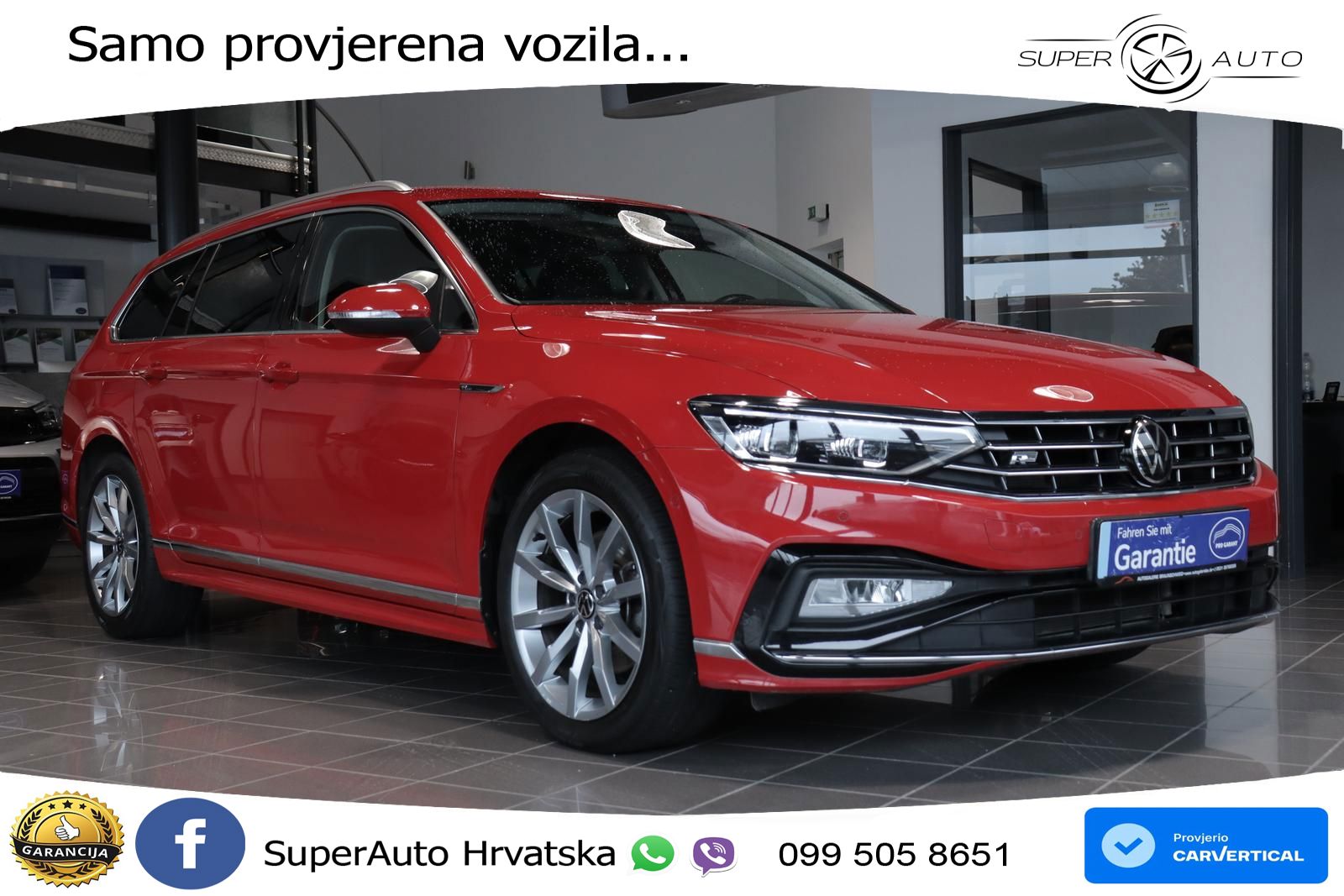 Volkswagen Passat Variant 2.0 TDI (150 KS) DSG R-Line MATRIX+GR SJED+KAM