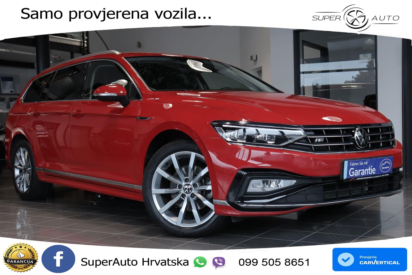 Volkswagen Passat Variant 2.0 TDI (150 KS) DSG R-Line MATRIX+GR SJED+KAM
