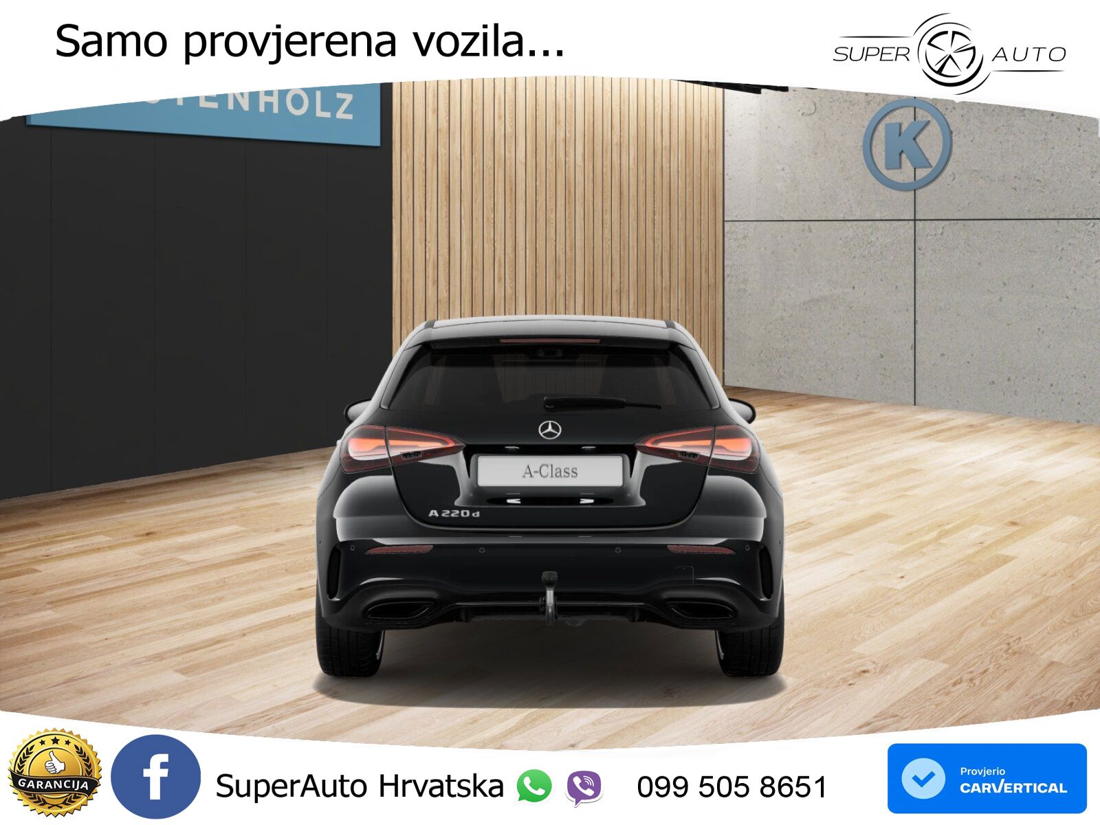 Mercedes-Benz A 220d 8G-DCT AMG LED+GR SJED+ACC