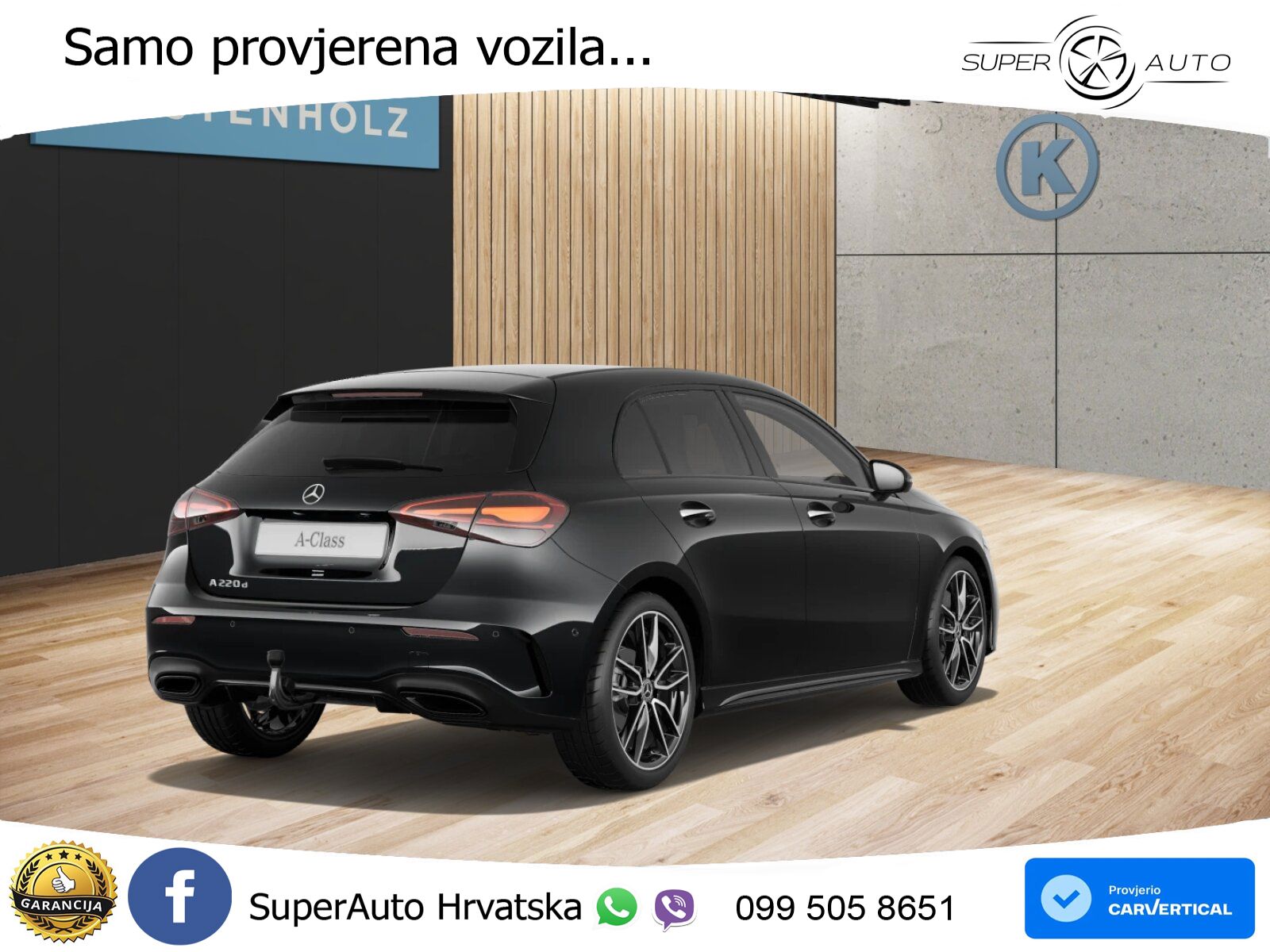 Mercedes-Benz A 220d 8G-DCT AMG LED+GR SJED+ACC