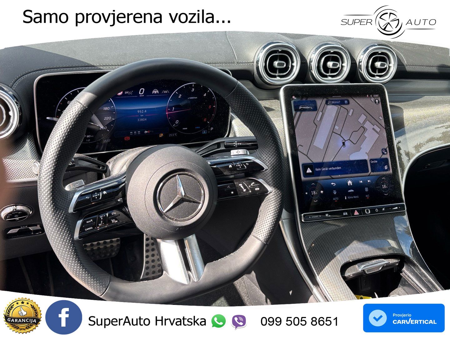 Mercedes GLC 450d (367 KS) 4MATIC 9G-TRONIC AMG ZRAČNI+ACC+GR SJED+360+PANO