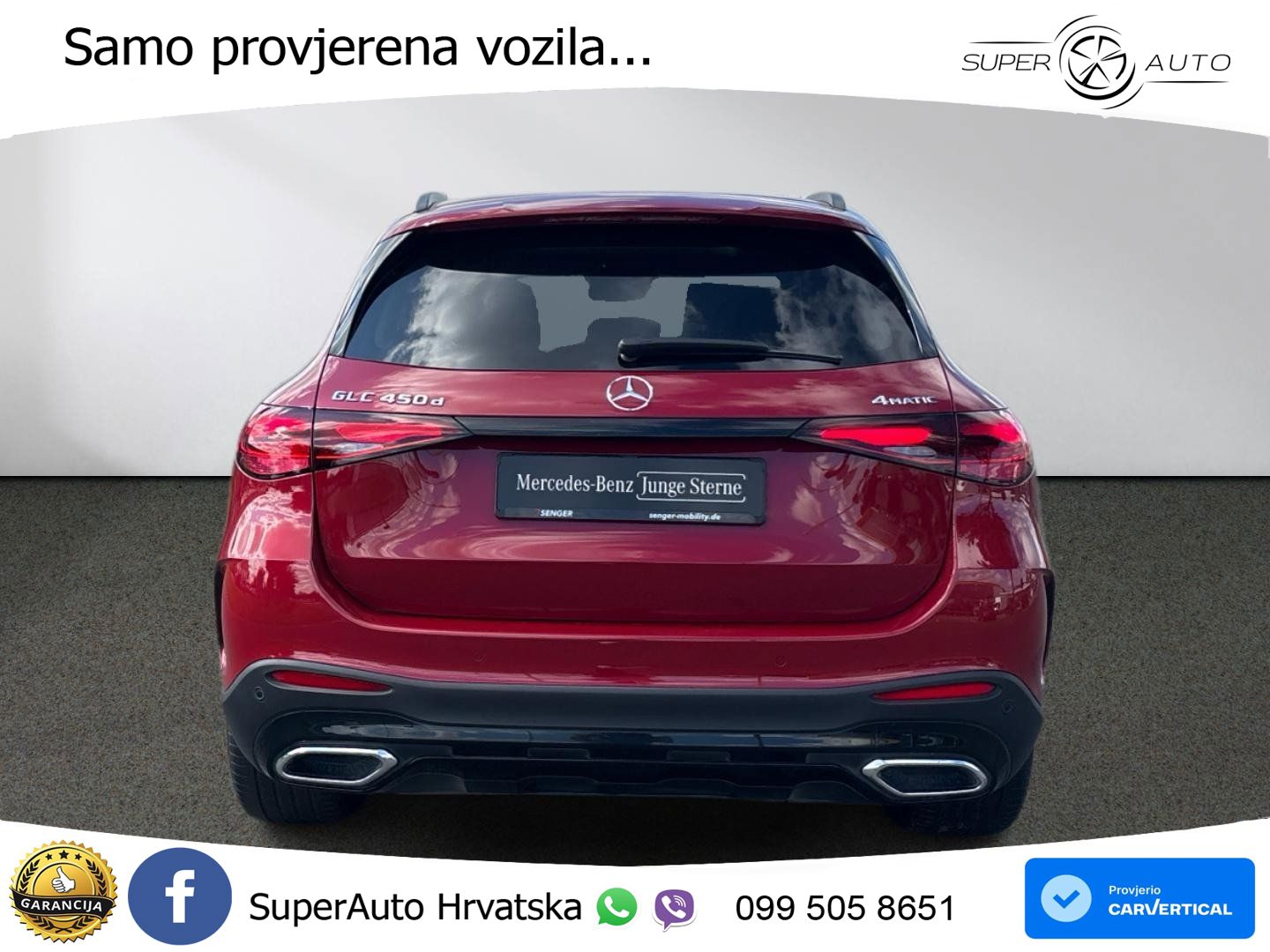 Mercedes GLC 450d (367 KS) 4MATIC 9G-TRONIC AMG ZRAČNI+ACC+GR SJED+360+PANO