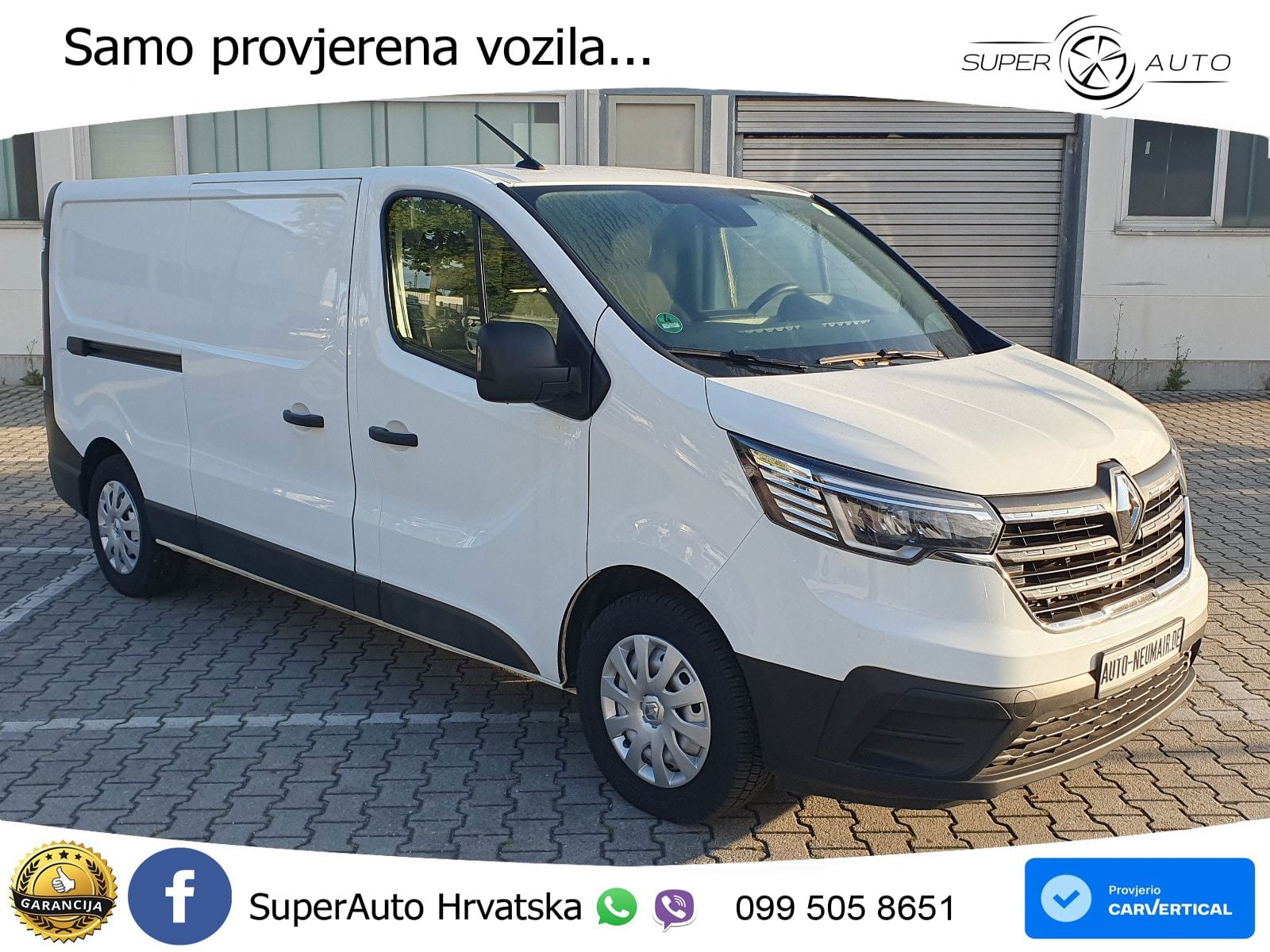 Renault Trafic 2.0 dCi Kasten L2 *Klima / Euro 6* 110 KS