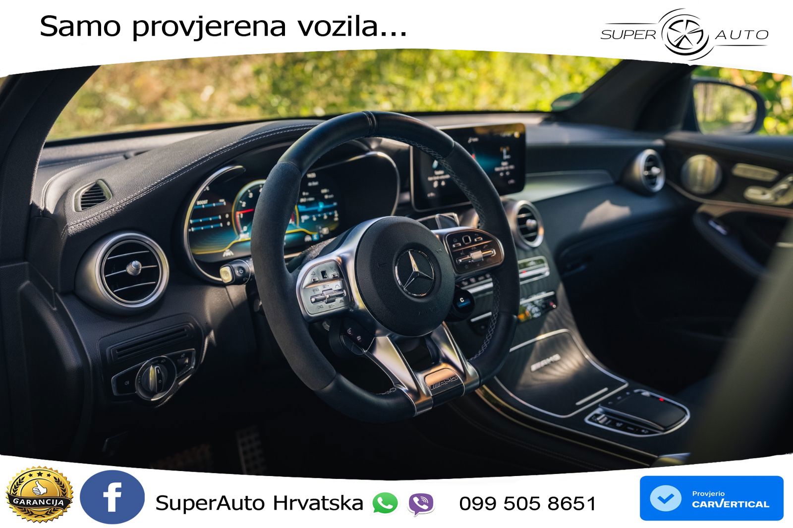 Mercedes AMG GLC 63 S V8 (510 KS) 4MATIC+ MCT LED+GR SJED+ACC