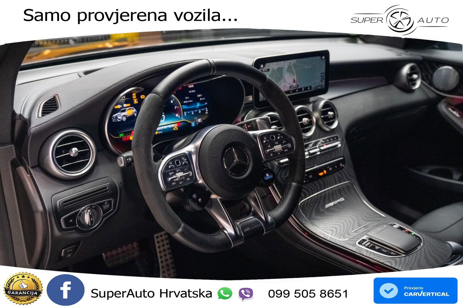 Mercedes AMG GLC 63 S V8 (510 KS) 4MATIC+ MCT LED+GR SJED+ACC