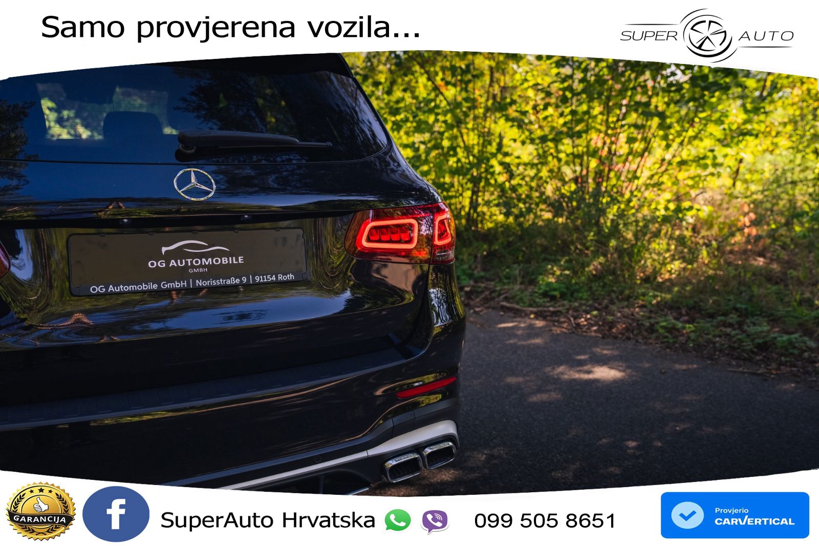 Mercedes AMG GLC 63 S V8 (510 KS) 4MATIC+ MCT LED+GR SJED+ACC