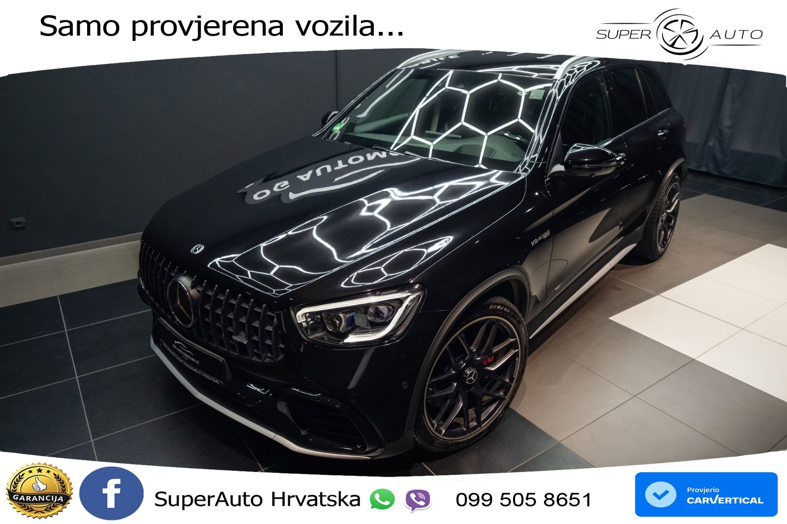 Mercedes AMG GLC 63 S V8 (510 KS) 4MATIC+ MCT LED+GR SJED+ACC